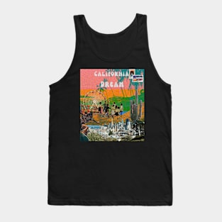 California Dream: Retro Summery Collage Tank Top